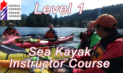 Paddle Canada Level 1 Sea Kayak Instructor Course
